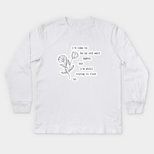 All Too Well Kids Long Sleeve T-Shirt